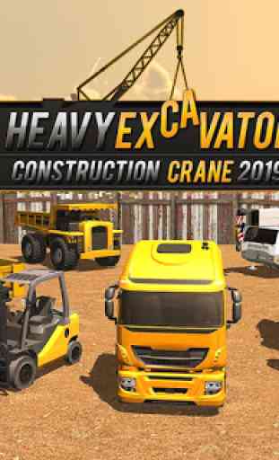 Heavy Construction Crane Driver: Excavator Games 1