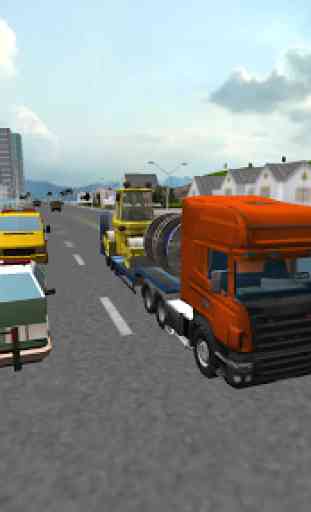 Heavy Equipment Transport 3D 3