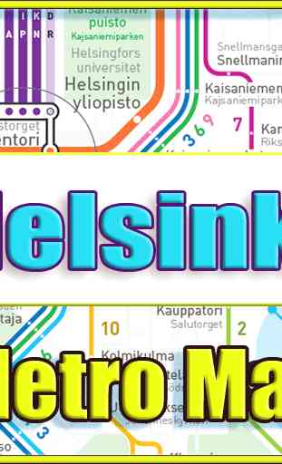 Helsinki Metro Map Offline 1