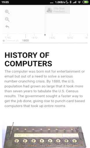 History Timeline Of Computers 1