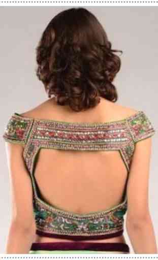 Indian Saree Blouse Design Idea 3