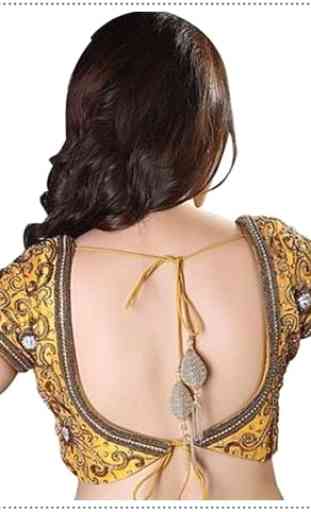 Indian Saree Blouse Design Idea 4