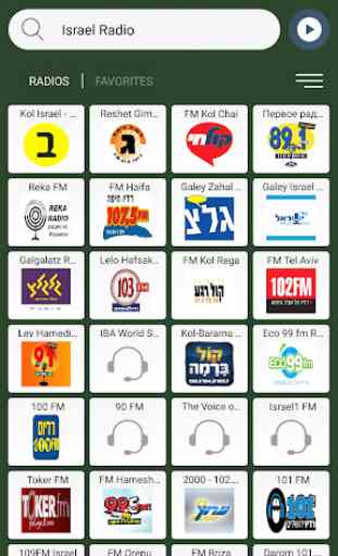 Israel Radio Stations Online 1