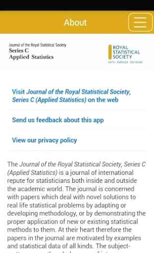 Journal of the RSS Series C 1