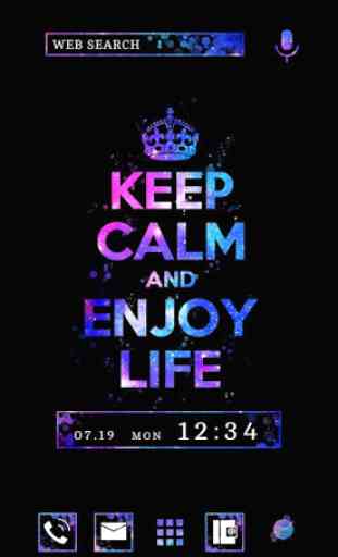 Keep Calm and Enjoy Life Theme 1