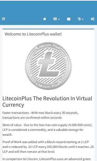 LitecoinPlus Mobile Wallet 1