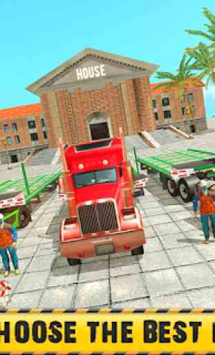 Mobile Home Transporter Truck: House Mover Games 3