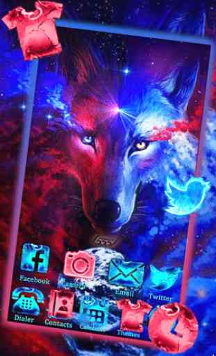 Neon, Fire, Wolf Themes, Live Wallpaper 2
