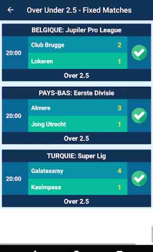 Over Under 2.5 - Fixed Matches Tips 4