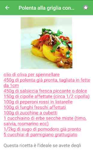 Polenta ricette di cucina gratis in italiano. 4