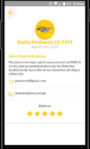 Radio Modamix 92.9 FM 4