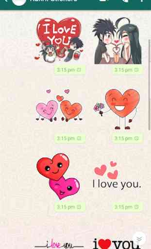 Romantic GIF : Romantic Love Stickers for Whatsapp 3