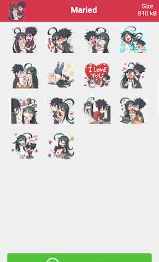 Romantic GIF : Romantic Love Stickers for Whatsapp 4