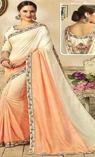 Sari Embroidery Style & Design 2