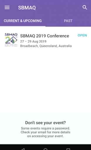 SBMAQ Conference App 2