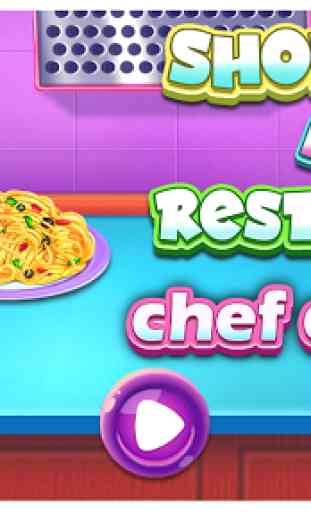 Shopping and Restaurant Chef Cooking - Kids Meal 1