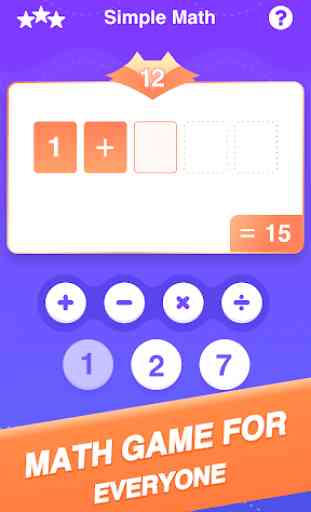 Simple Math - Crazy easy math game 4