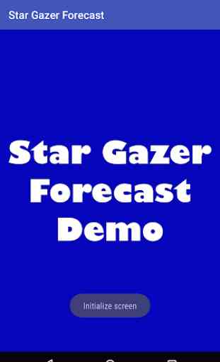 Star Gazer Forecast 1