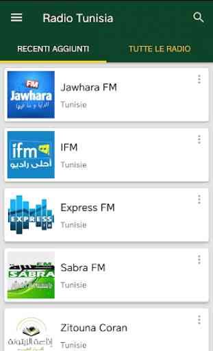 Stazioni radio Tunisia 1