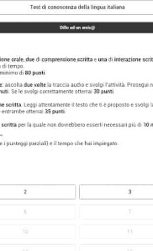 Test di italiano per stranieri 3