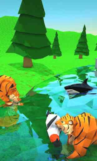Tiger Wild Adventur giochi di sopravvivenza Hunger 2