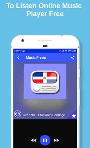 Turbo 98.3 FM Santo Domingo radio Station Player 2