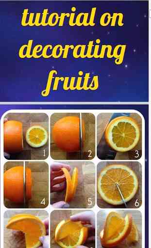 tutorial sulla decorazione della frutta 1