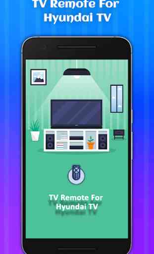TV Remote For Hyundai TV 1