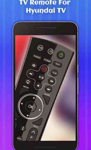 TV Remote For Hyundai TV 4