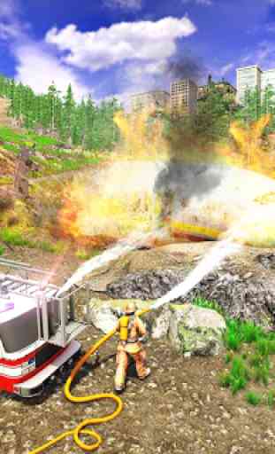 US Fire Fighter Plane City Rescue Game 2019 2