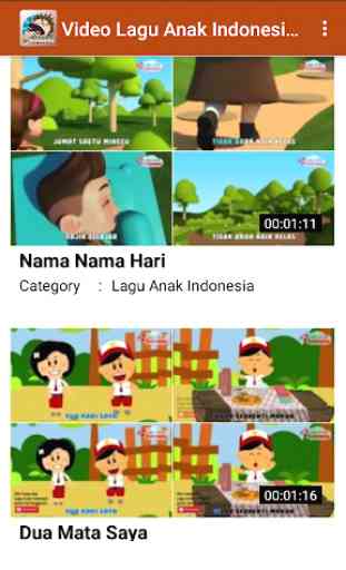 Video Lagu Anak Indonesia Offline 1
