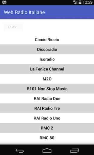 Web Radio Italiane 1