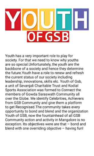 Youth of GSB 2