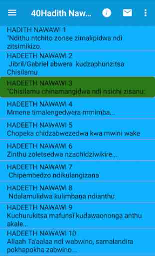 40 Hadith Nawawi in Chichewa and Arabic 4