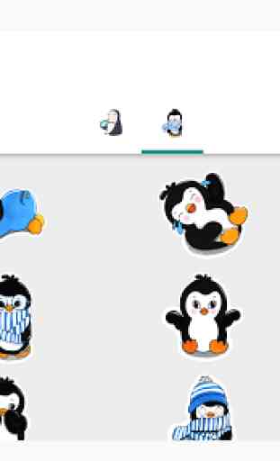 Adesivi pinguino WAStickerApps 3