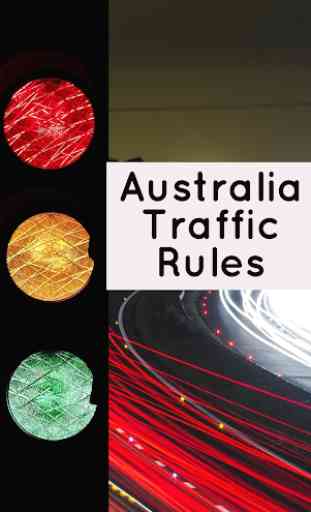 Australia Road Rules(Traffic Laws) 1