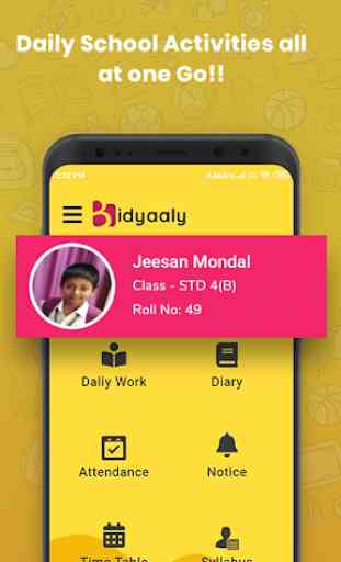 Bidyaaly - Parent Teacher Communication School App 3