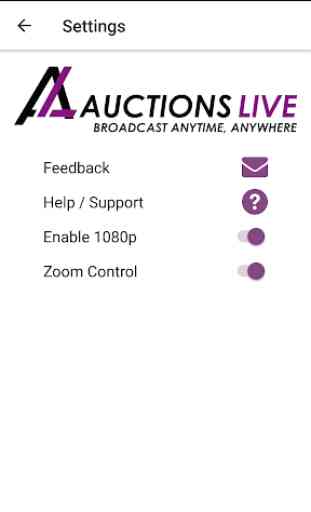Broadcaster AUCTIONS LIVE 3