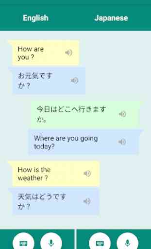 English Japanese Translator:Translate Conversation 3