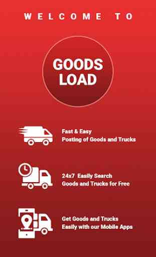 Get Load & Truck Details Easy & Fast - Goods Load 1