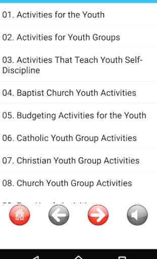 Guides for Youth Activities 1