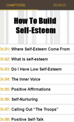 How to Build Self Esteem 3