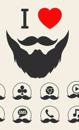 I Love Beard Theme 4