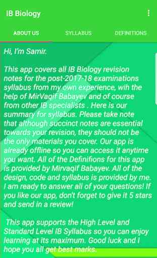 IB Biology 1