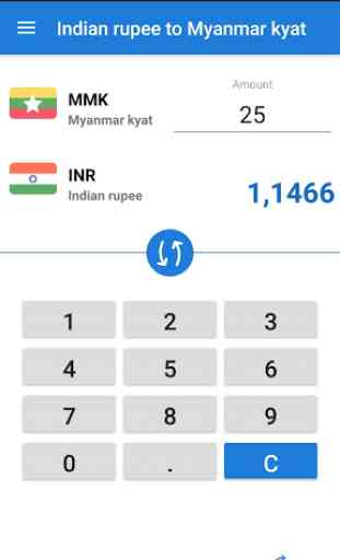 Indian rupee Myanmar kyat / INR to MMK Converter 2