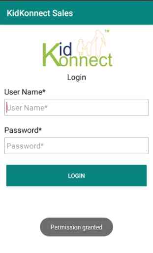 KidKonnect Sales Portal 1