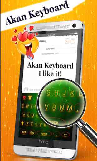 KW Akan Keyboard: Akan Language Keyboard 3