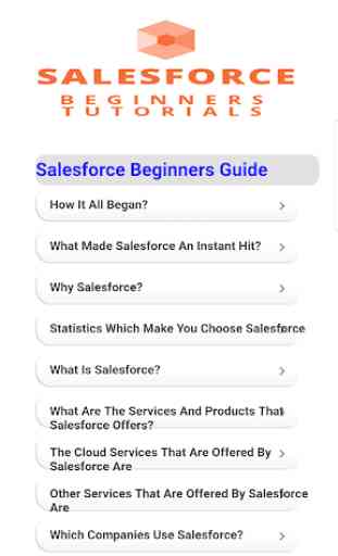 Learn Salesforce Beginners Tutorials 1