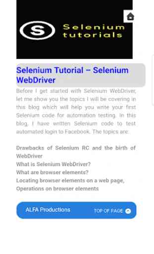 Learn Selenium Tutorials 1