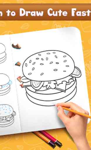 Learn to Draw Fast Food Snacks 1